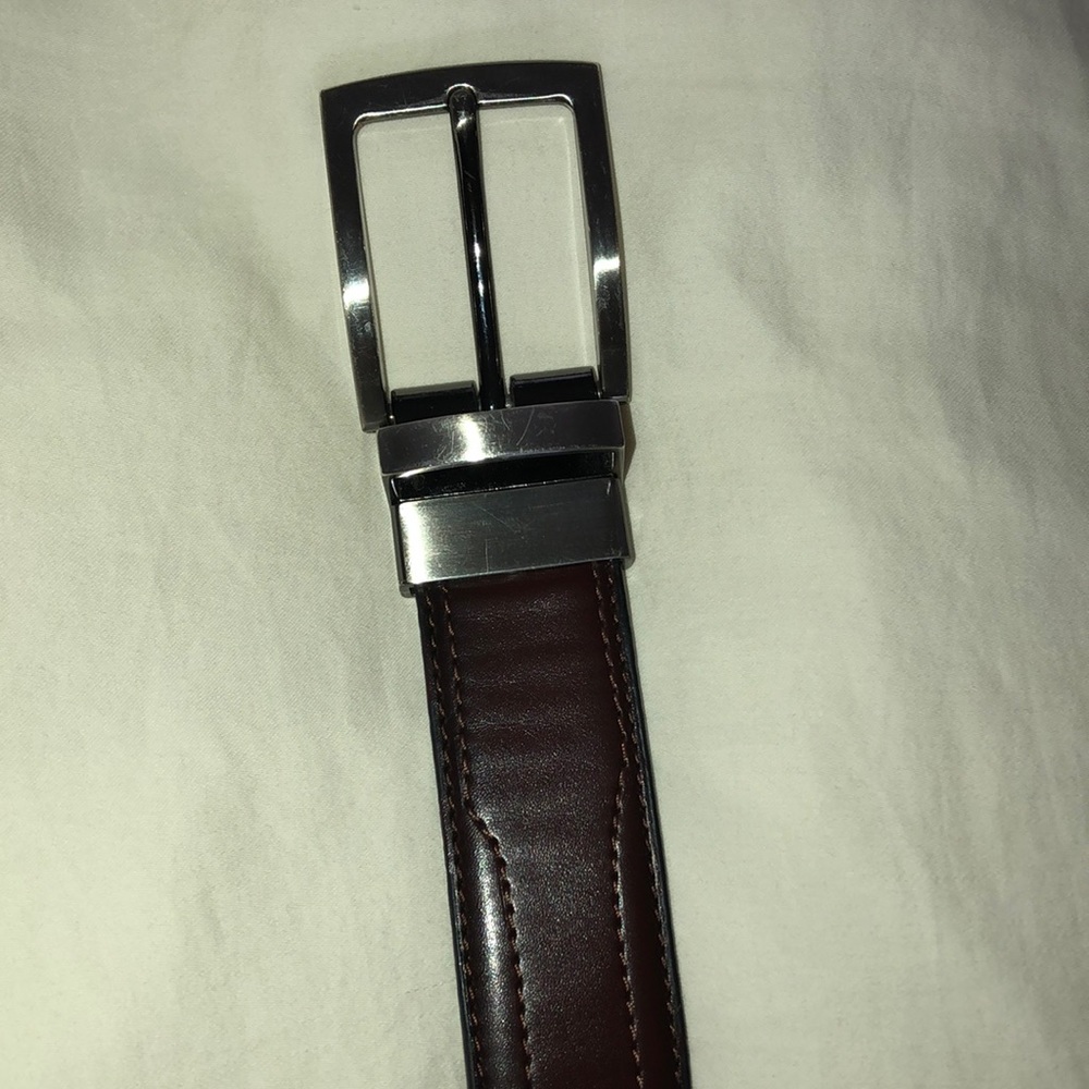 EUC Reversible Leather Belt black/brown 32